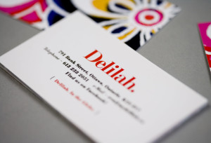 Delilah Business Card Design