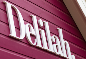 Delilah Retail Store Sign Design