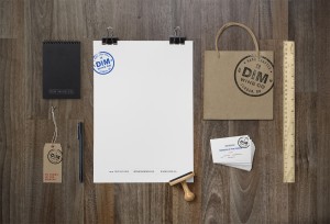 DIM Wine Co. Stationery Design