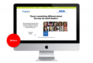 Old Impact Logo and Website