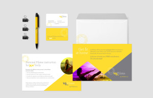 myPilates Stationery Design