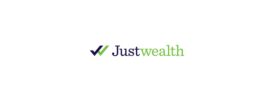 justwealth logo design
