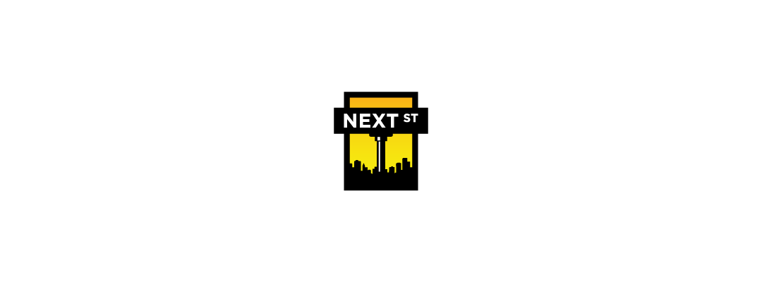 next street logo design